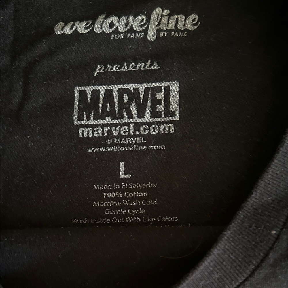 Marvel Black Deadpool Graphic Tee - Picture 2 of 3